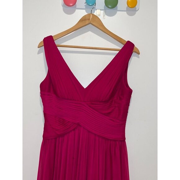 Alex Evenings Fuchsia  Gown evening Maxi Dress women size 8 - Picture 2 of 8